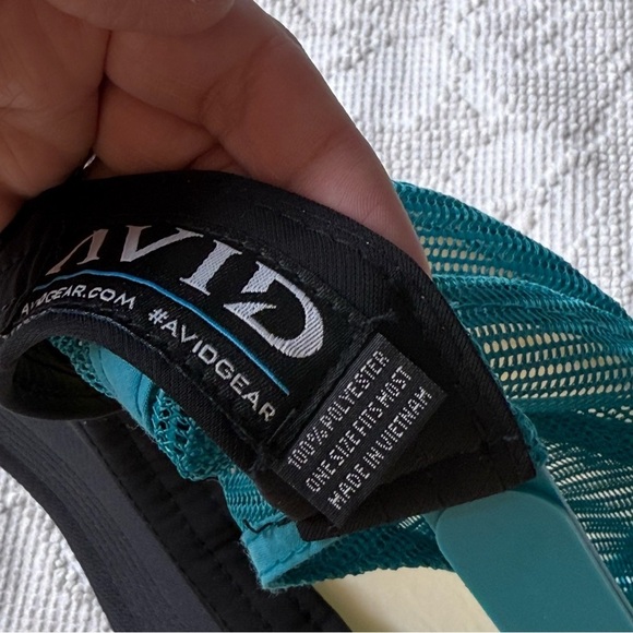 Avid Trucker Hat One Size SnapBack Fishing Vintage Style Foam - Picture 5 of 7